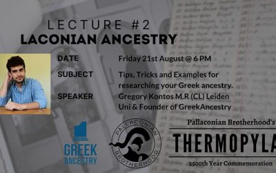 “Lakonian Ancestry” on Aug. 21st – Australia