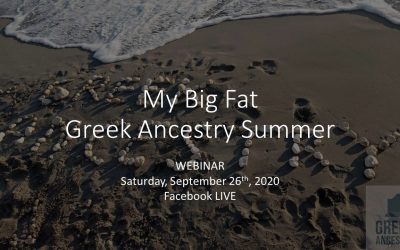 “My Big Fat Greek Ancestry Summer” Webinar