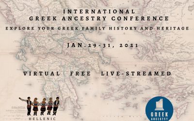 International Greek Ancestry Conference (Jan. 29-31, 2021)